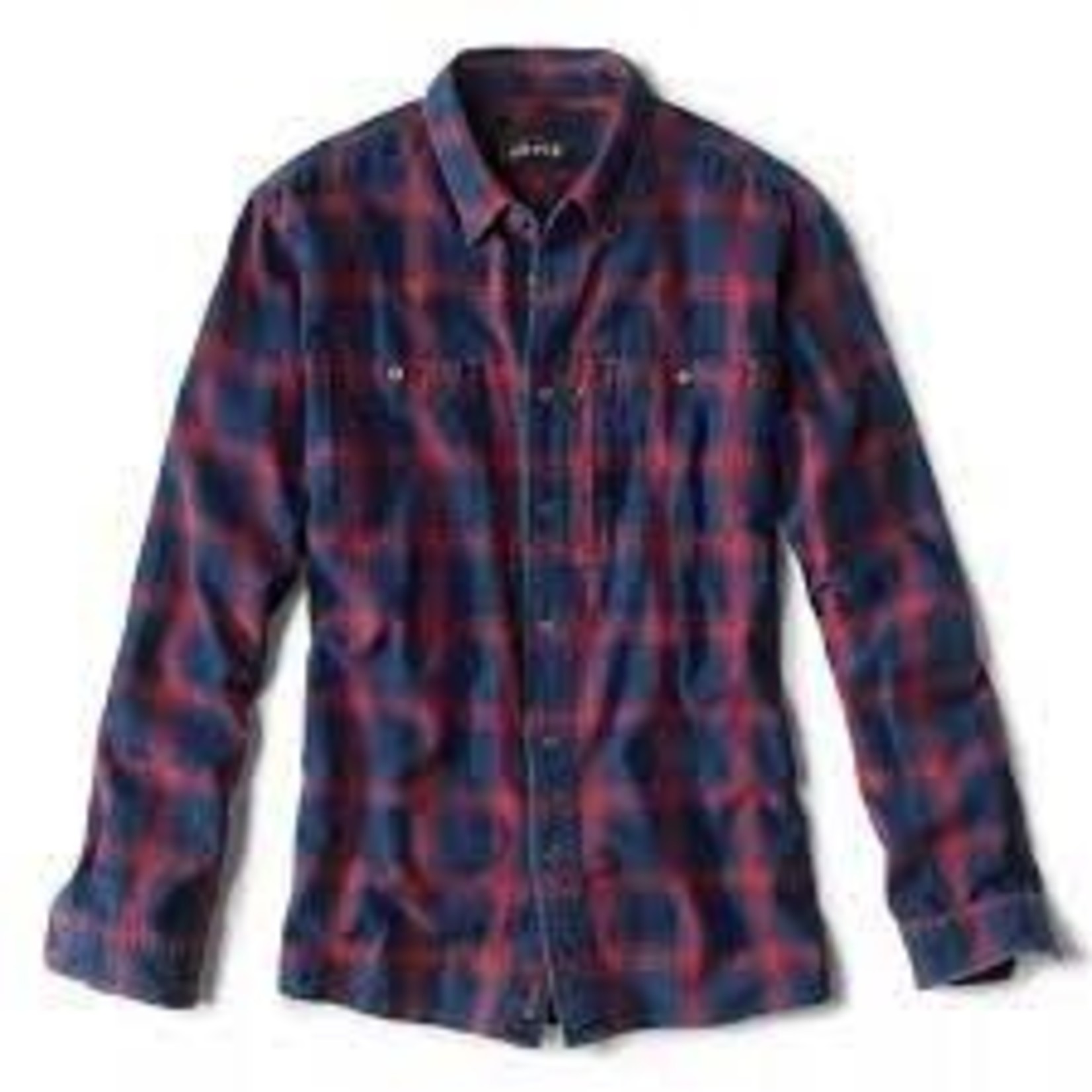 ORVIS Indigo Tech Plaid Shirt