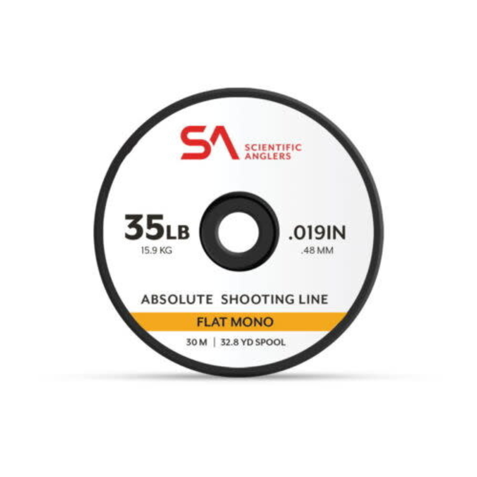 SCIENTIFIC ANGLERS SA 42 lb Absolute Shooting line Flat Mono 30 M 32.8 TD
