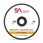 SCIENTIFIC ANGLERS SA  25lb Absolute Shooting Line Flat Mono 30M 32.8 YD