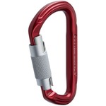 NRS NRS Sliq Twist Lock Carabiner  Red/Silver