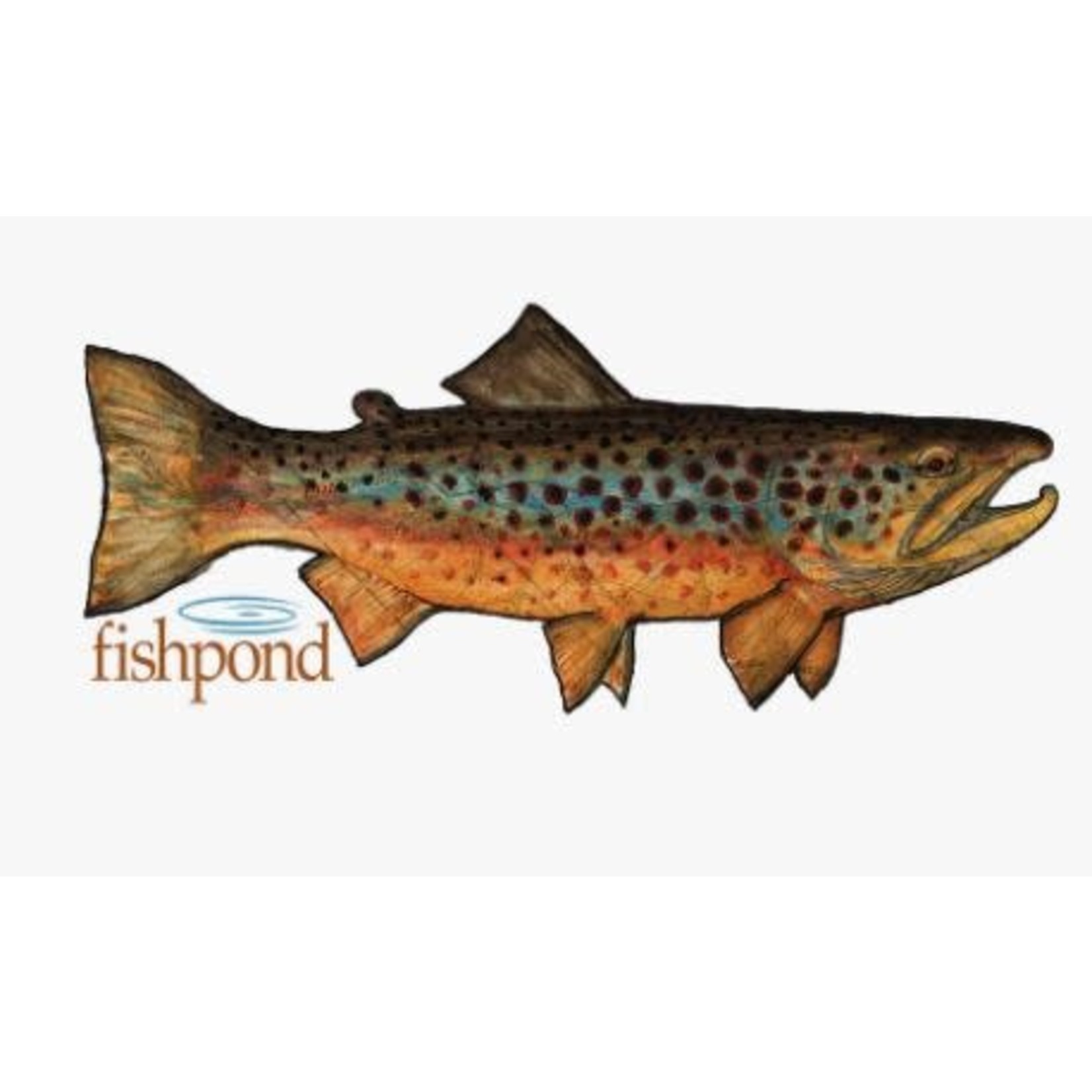 FISHPOND Fishpond Local Sticker-6" LS-^