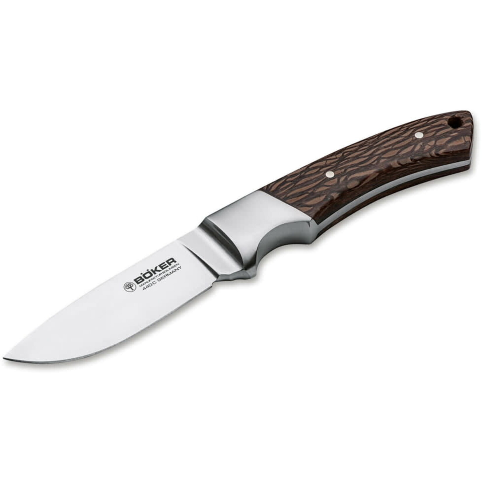boker INTEGRAL HUNTER  3.5" BLADE  440C LACEWOOD HANDLE