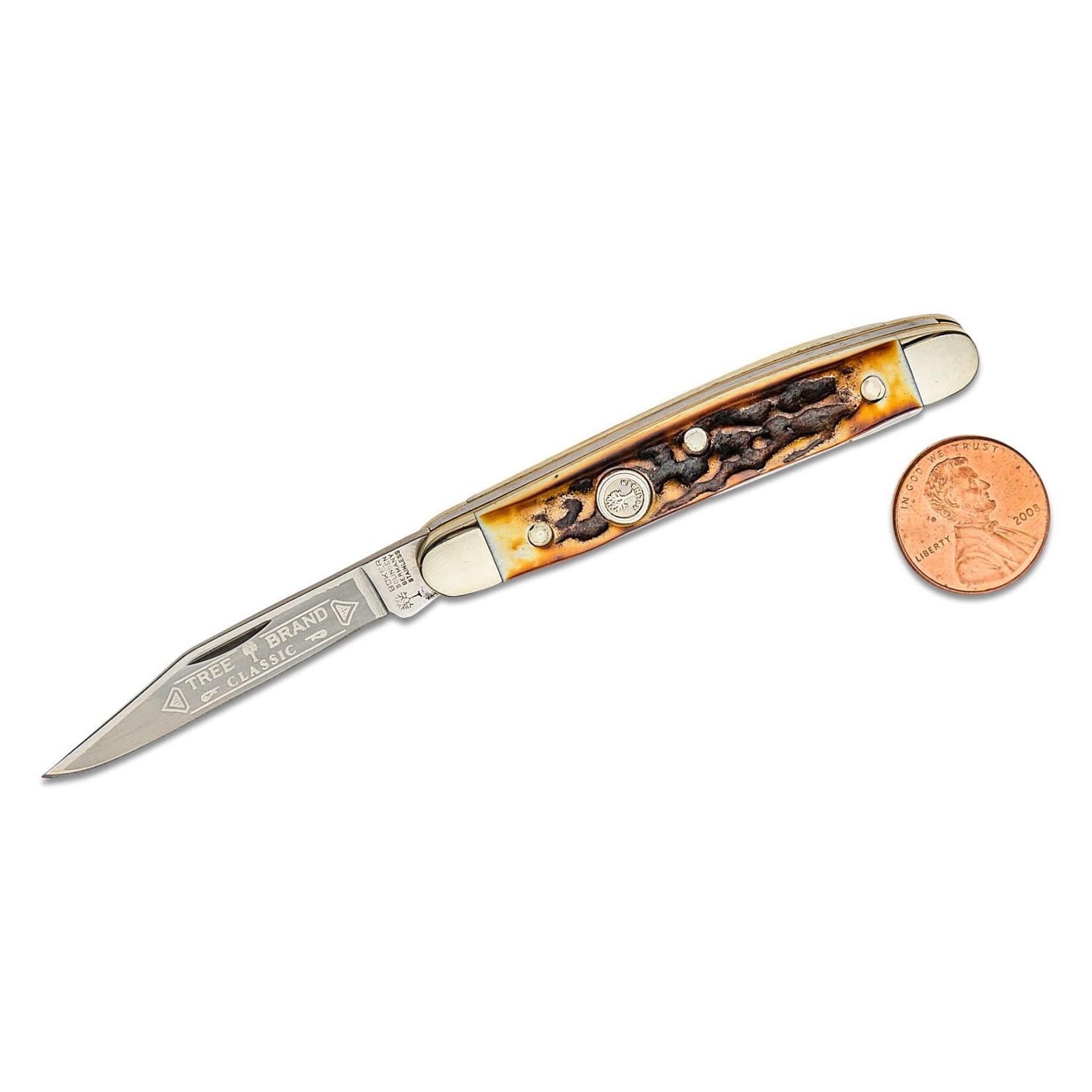 boker Boker Pen Knife-Stag