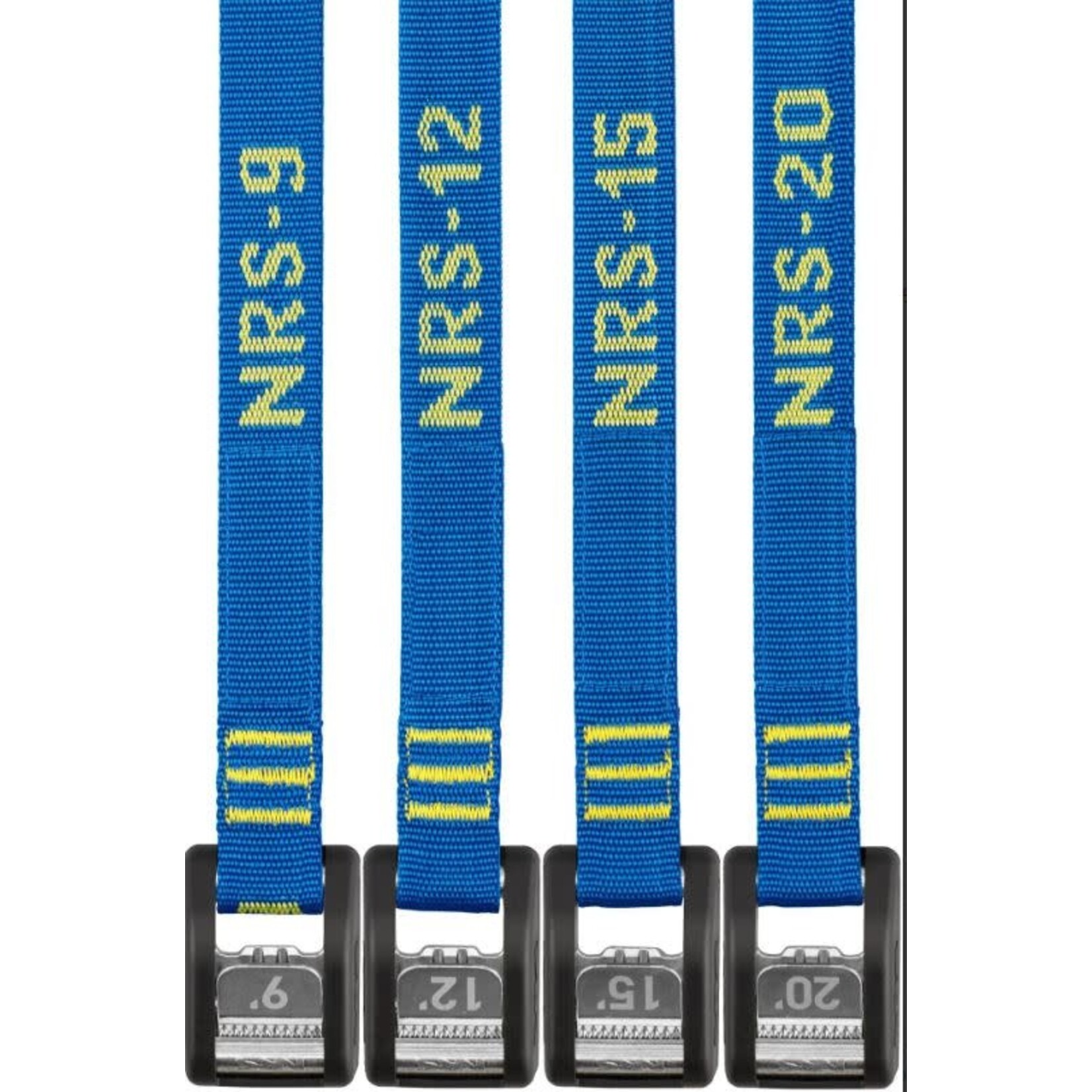 NRS NRS Buckle Bumper Straps Size: 12' Pair, Color: Iconic Blue