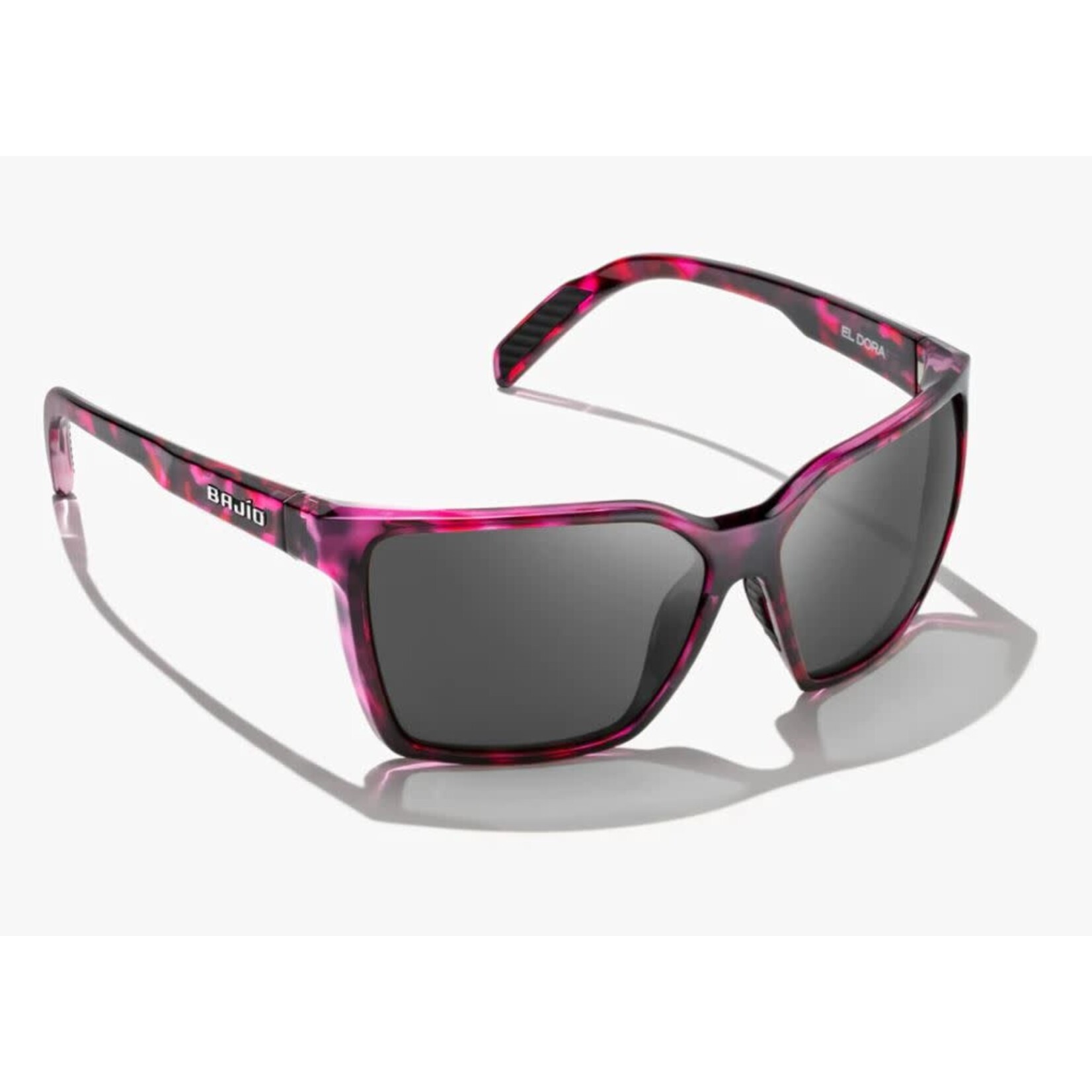 Bajio Bajio-Eldora-Pink Tort Gloss-Gray Lens Glass