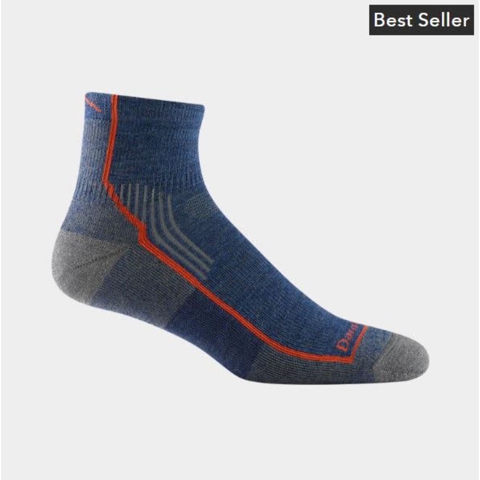 Darn Tough Socks Darn Tough Socks Merino Wool Hike/Trek 1/4 Sock Midweight w/ Cushion 1959