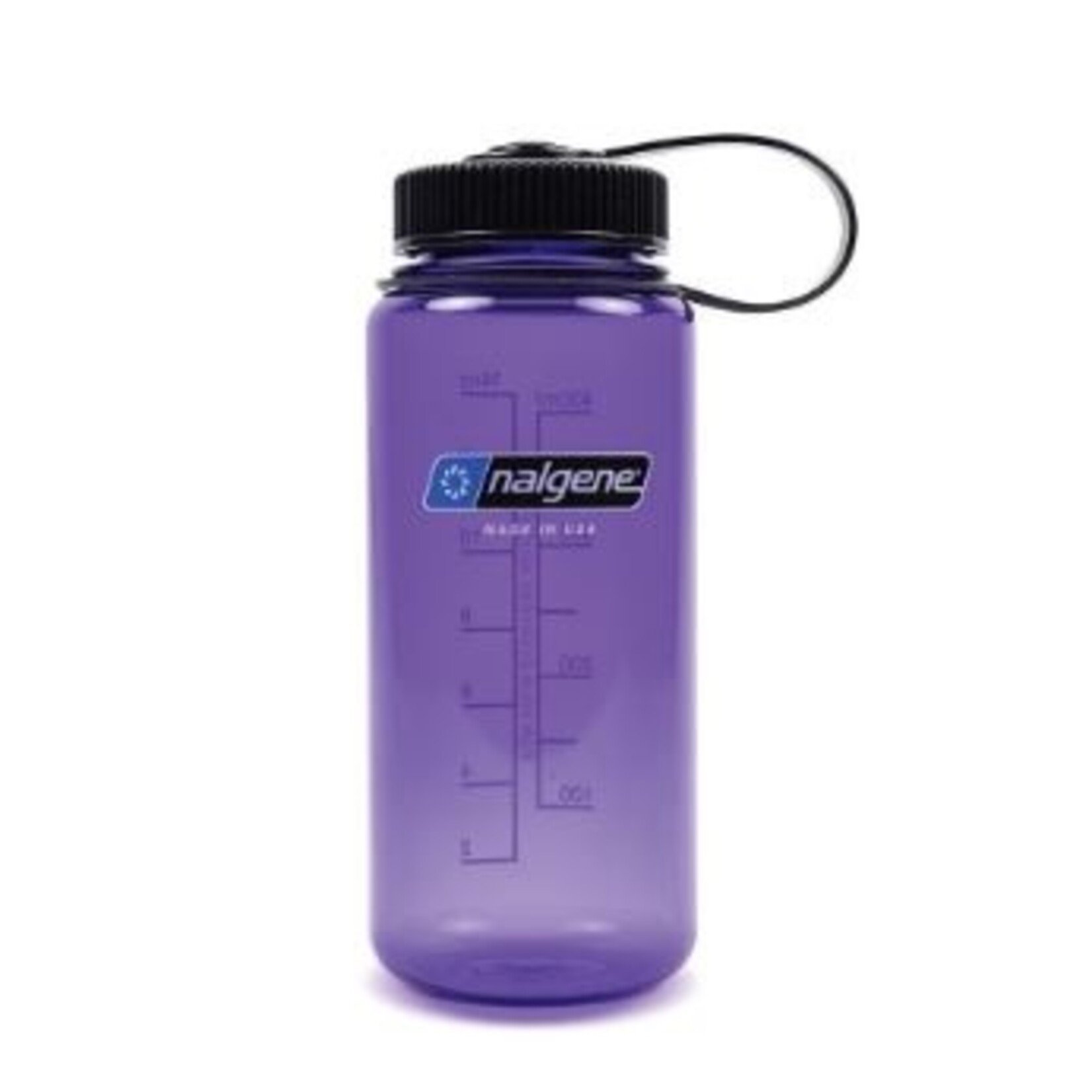 Nalgene Wide Mouth Water Bottle, 32 oz Purple w/ Black Cap