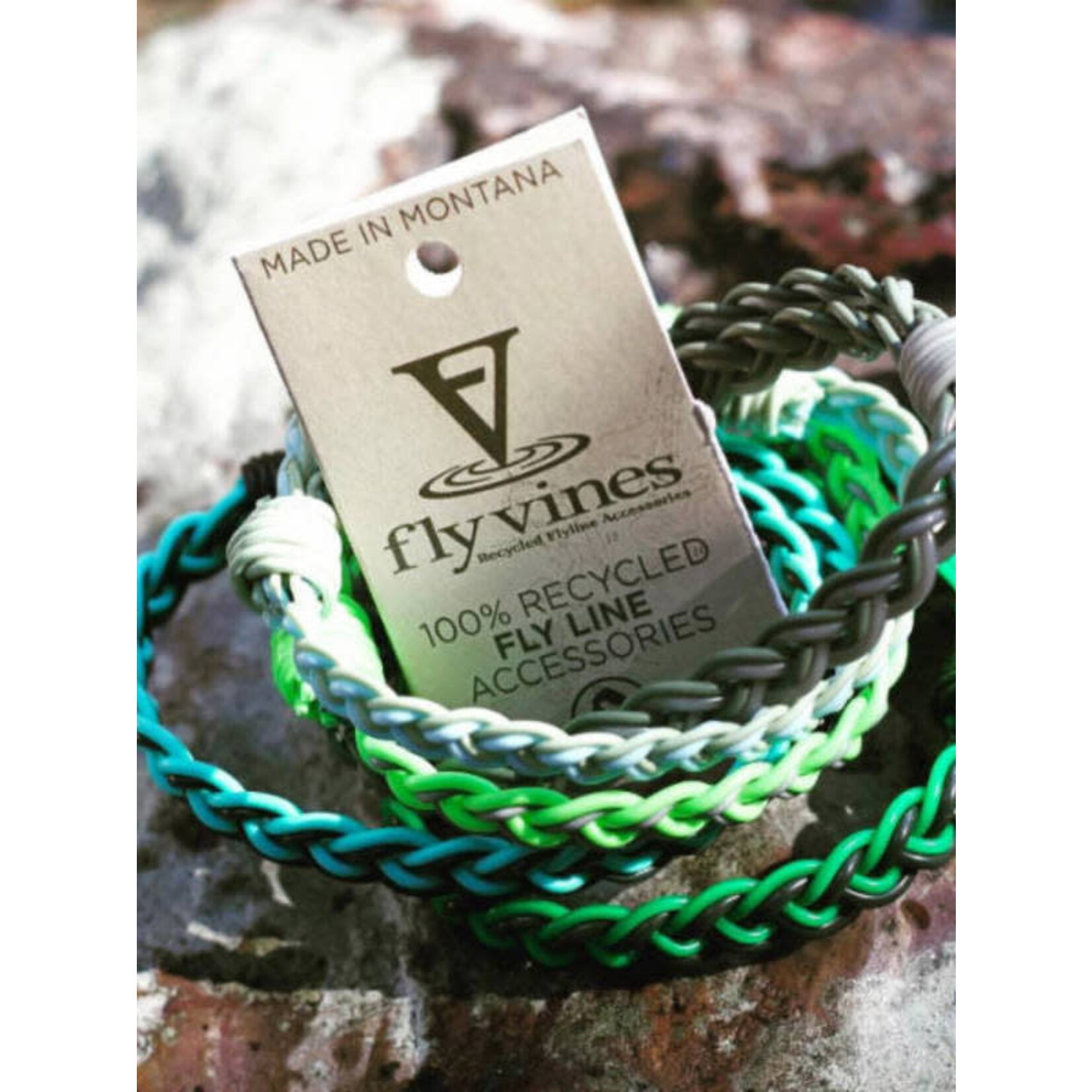 Flyvines Recycled Fly Line Bracelets
