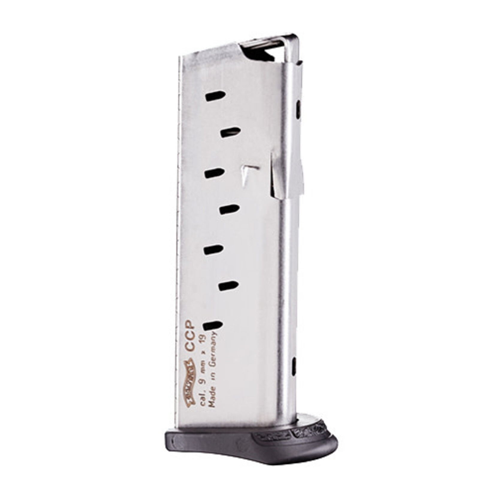 Walther 50860002 CCP Nickel Detachable 8rd for 9mm Luger Walther CCP