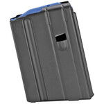 DuraMag 1065041176CP SS Replacement Magazine Black with Blue Follower Detachable 10rd 6.5 Grendel 6mm ARC for AR15