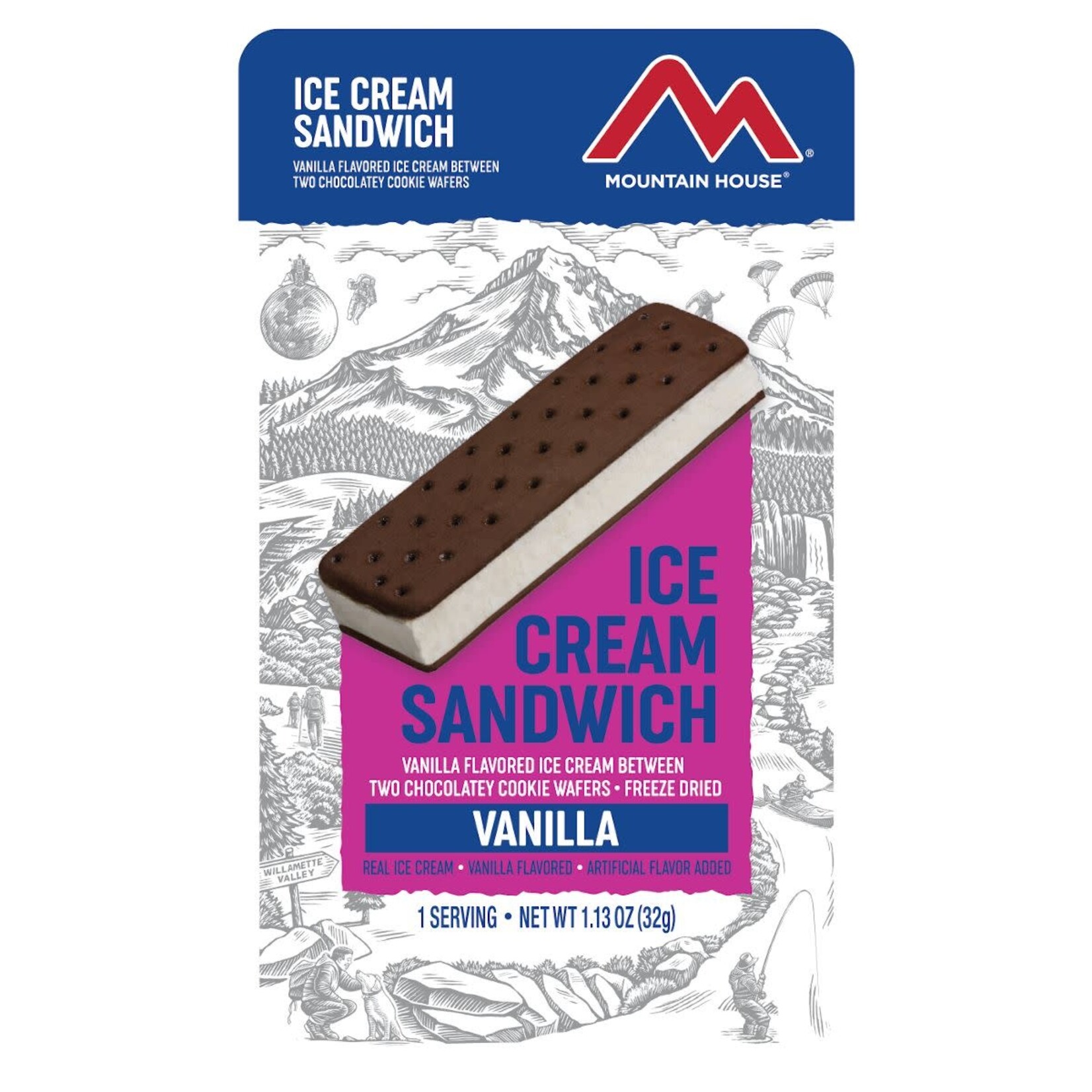 MOUNTAIN HOUSE Vanilla Ice Cream Sandwich Freeze Dried