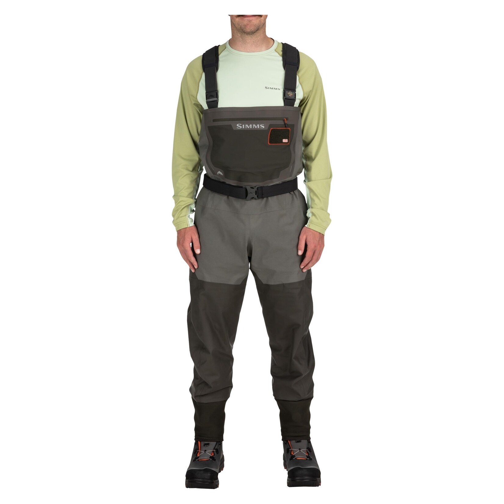 Simms G3 Guide Wader Size:Large-Short Wader Color:Shadow