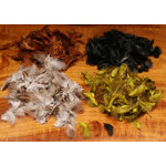 HARELINE Premium Hungarian Partridge Feathers #11 Black