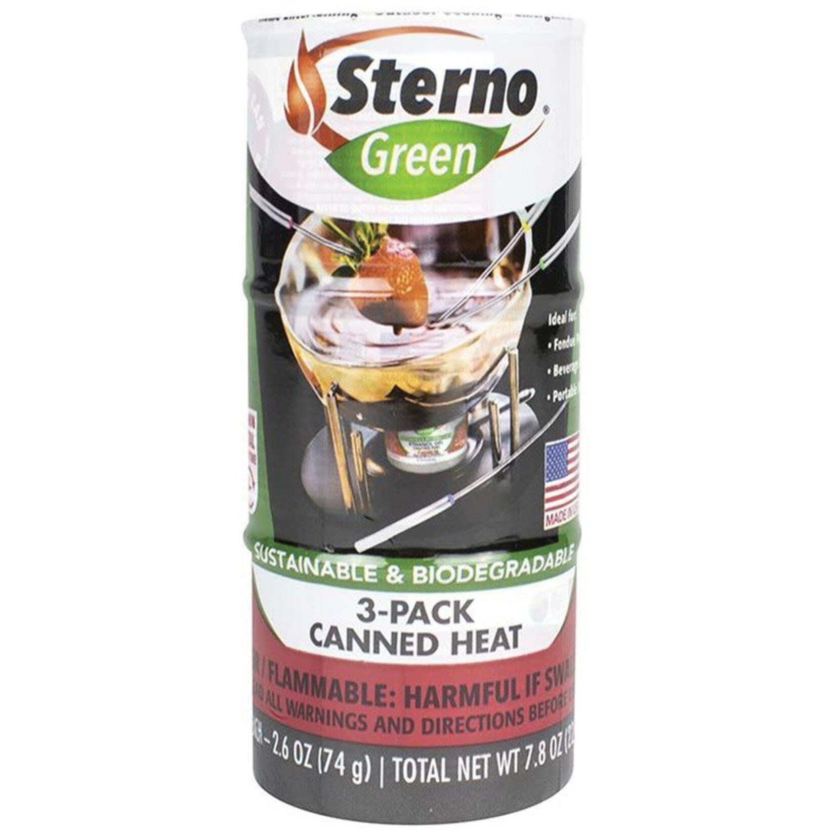 STERNO 45MIN CANNED HEAT 3PK