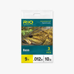 RIO Rio Freshwater Tapered Leader BASS 9ft 3 Pack