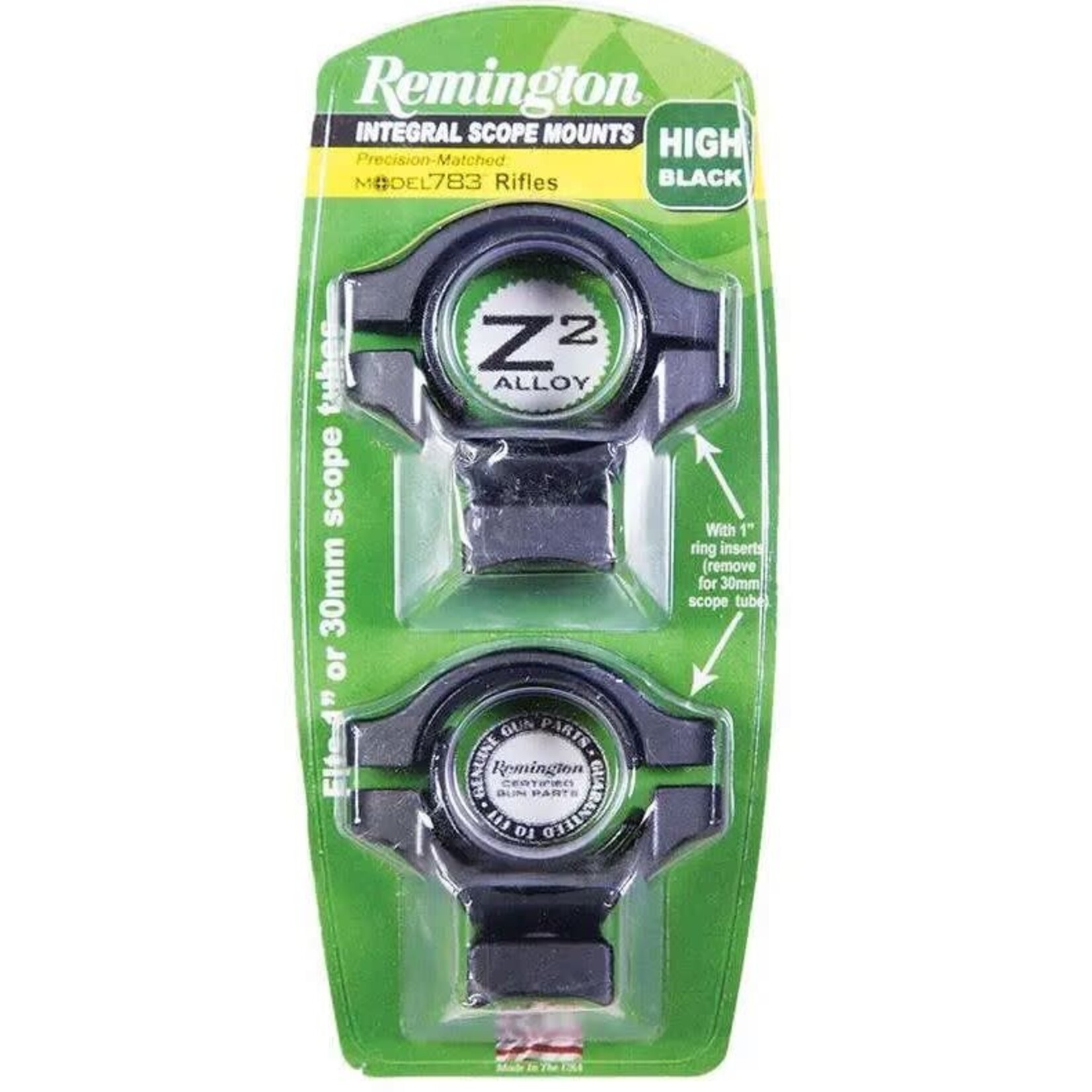 REM 783 INTEGRL 1 IN/30MM BLK