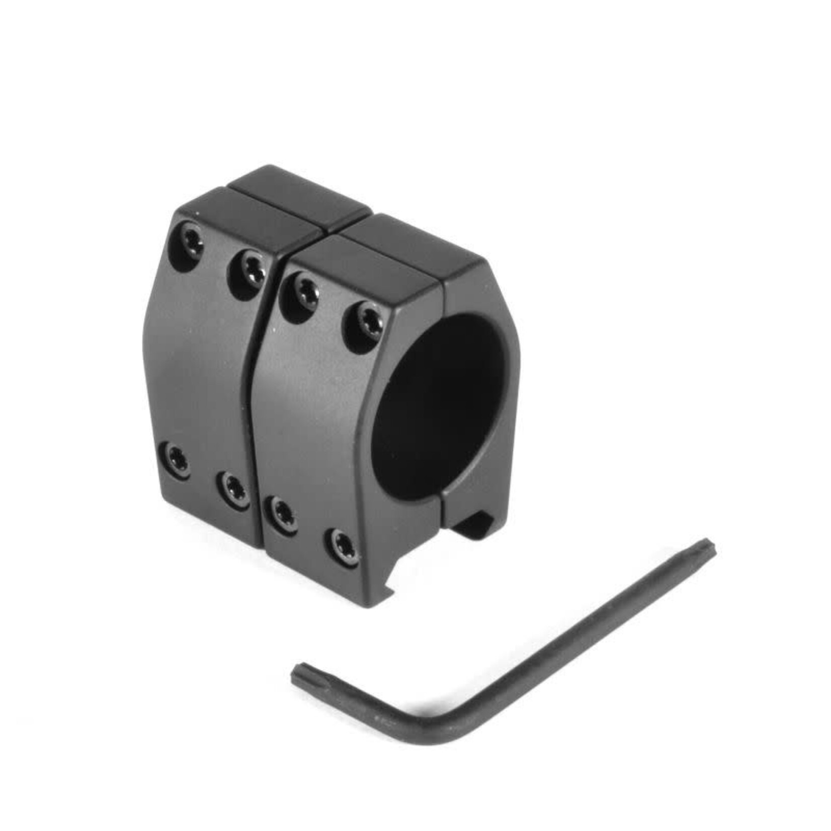 1" TUBE SCOPE RINGS .750" LOW - PRACTICAL ALUMINUM