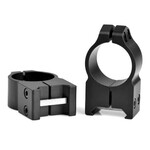 Warne 202M Maxima Vertical Ring Set Fixed For Rifle PicatinnyWeaver High 1 Tube Matte Black Steel