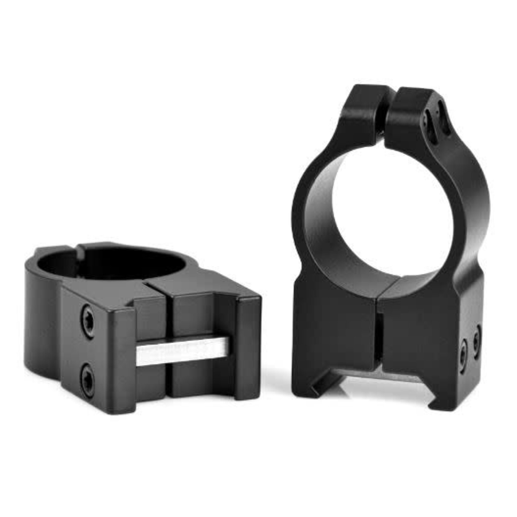Warne 201M Maxima Vertical Ring Set Fixed For Rifle MaximaWeaverPicatinny Medium 1 Tube Matte Black Steel