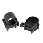 Weaver Mounts Weaver 49040 Top Mount Scope Ring Set Matte Black Aluminum 1 Tube Low Quick Detach