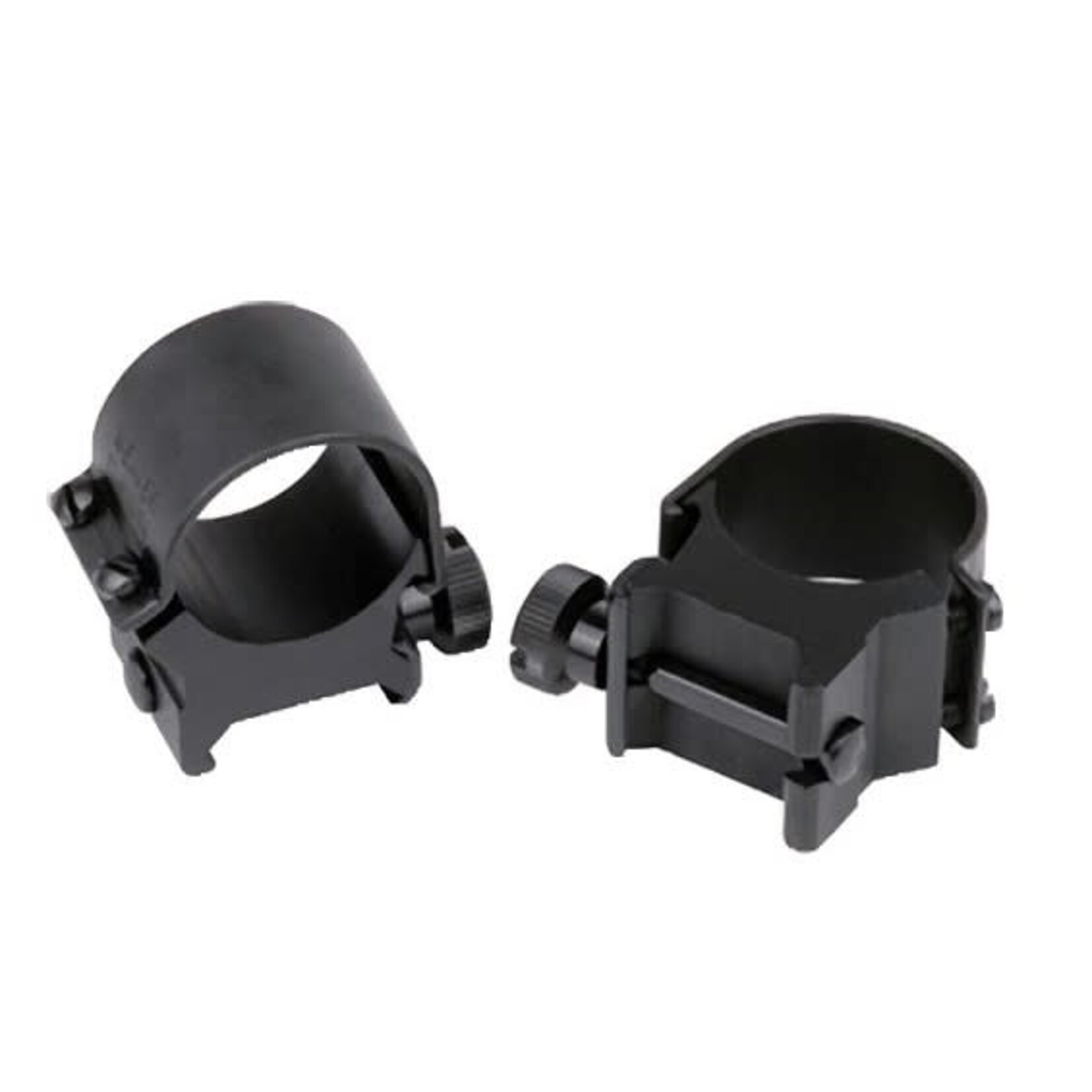 Weaver 49040 Top Mount Scope Ring Set Matte Black Aluminum 1 Tube Low Quick Detach