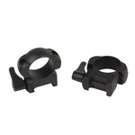 Weaver 49325 Lever Lok Top Mount 1 Medium Matte Black Steel