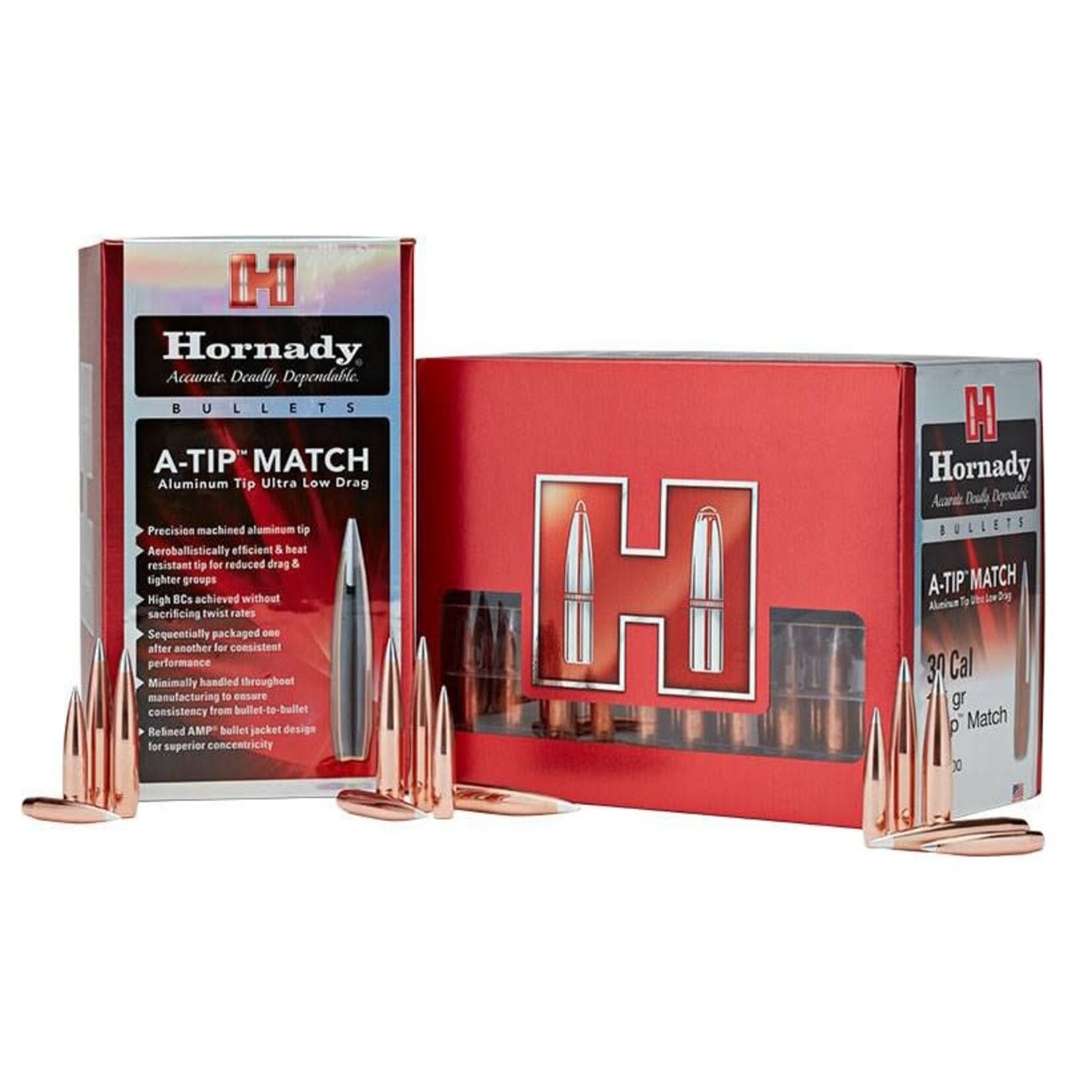 Hornady 24531 ATip Match 6mm .243 110 gr ATip Match