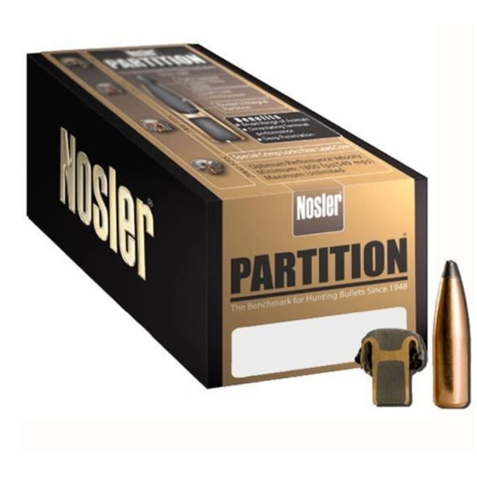 Nosler 16322 Partition 270 Win .277 130 gr Partition Spitzer 50 Per Box