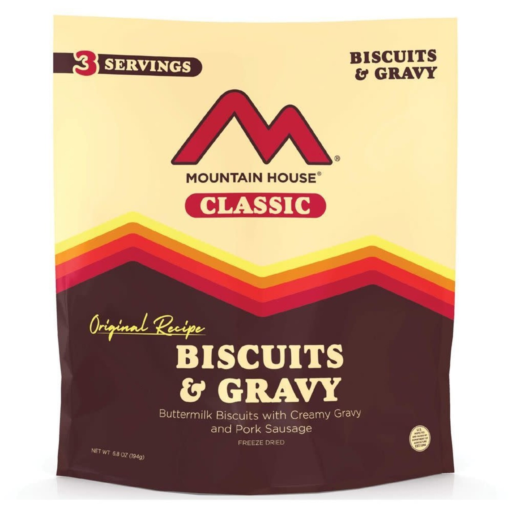 MOUNTAIN HOUSE CLASSIC BISCUITS AND GRAVY