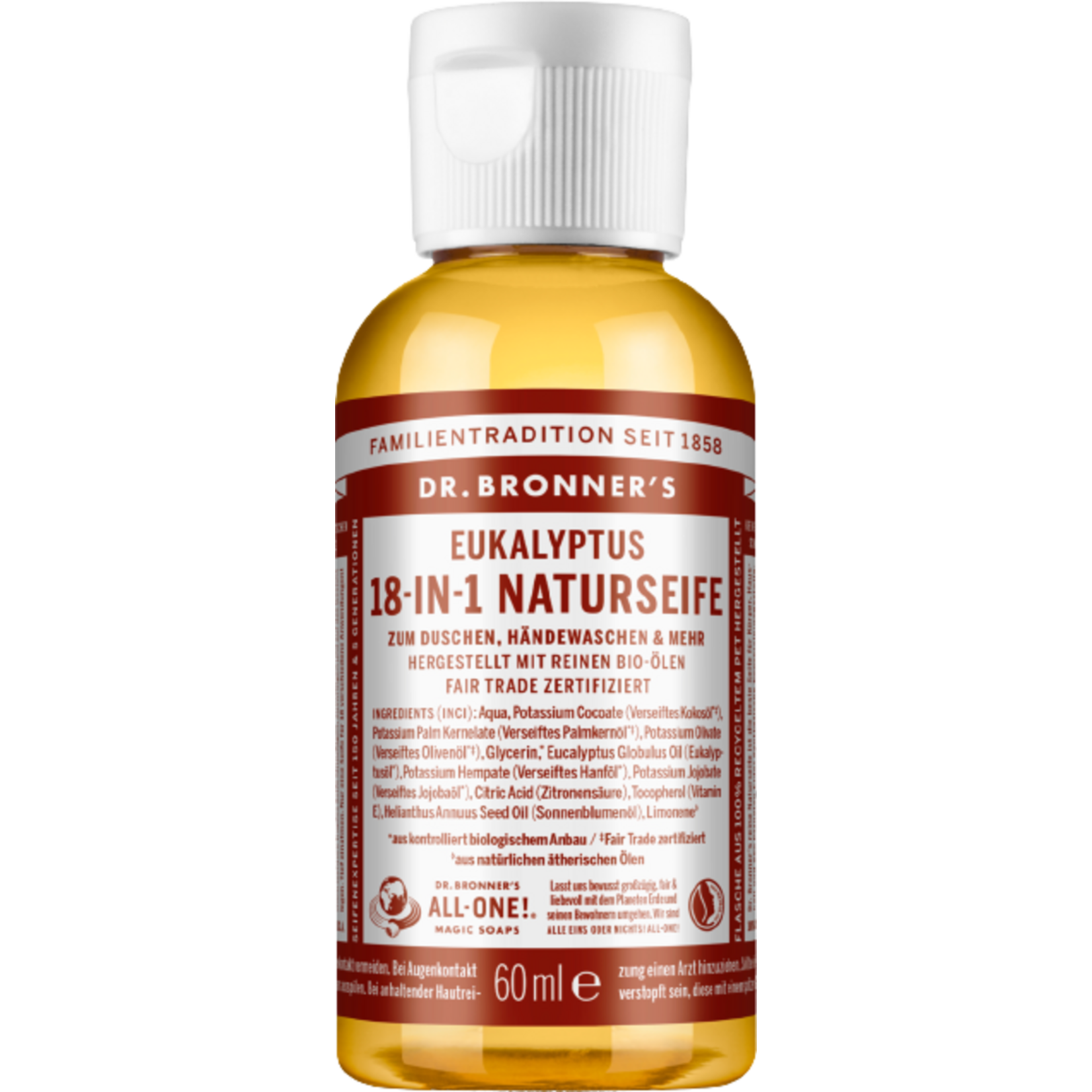 Dr. Bronner's 18in1 Natural Eucalyptus Soap 2 OZ