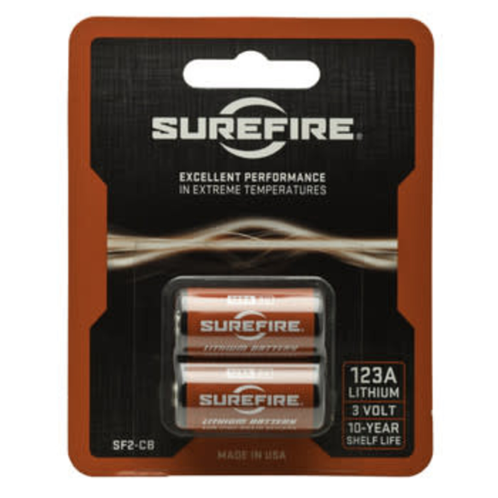 SUREFIRE SUREFIRE SF123 3-VOLT LITH BATTERIES(2)