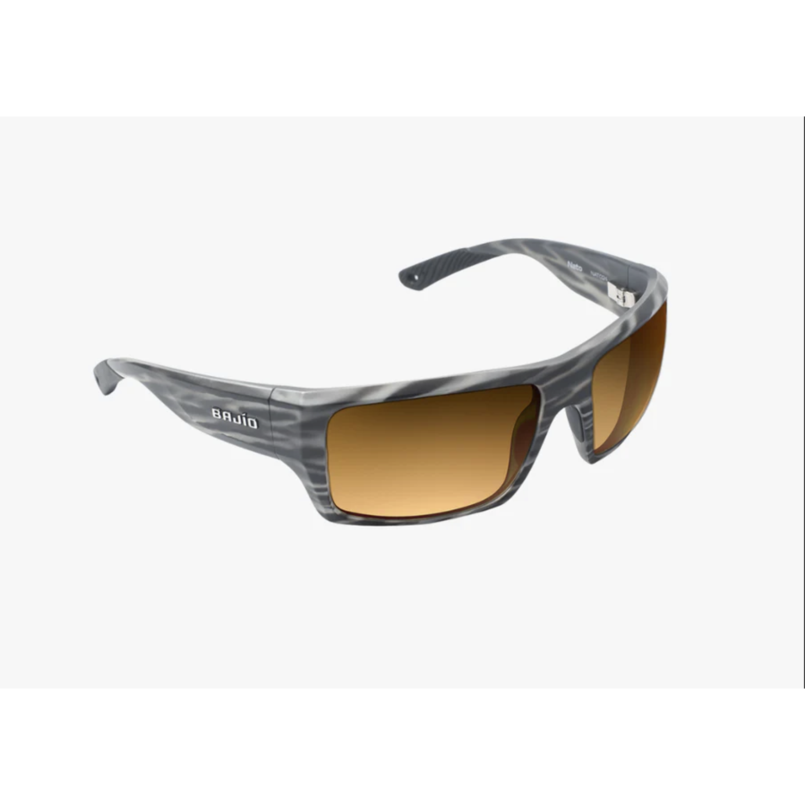 Bajio Bajio Nato Gray Stripe Matte/Copper Glass Sunglasses