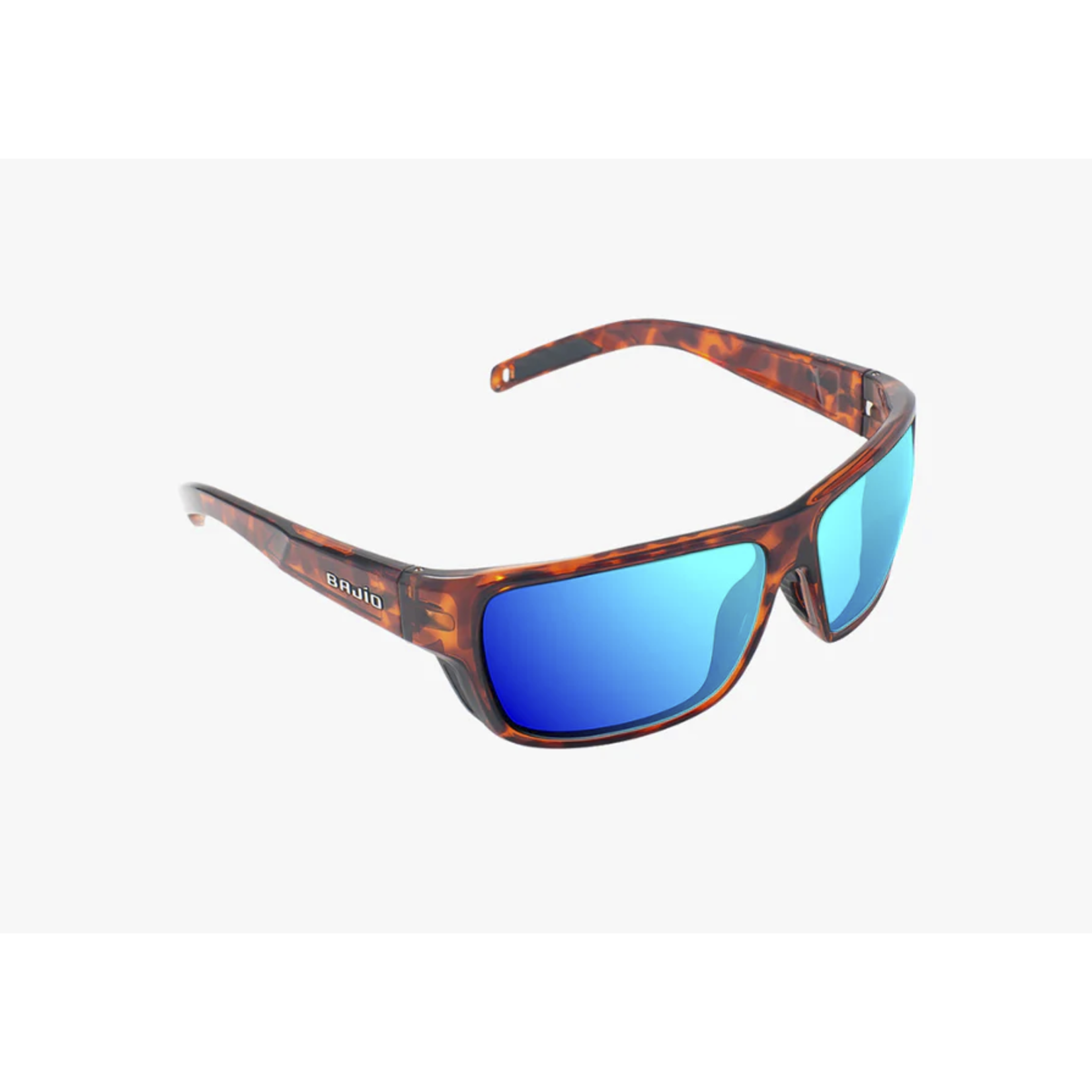 Bajio Bajio Rigolets Brown Tort Gloss/Blue Mirror Poly Sunglasses