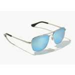 Bajio Bajio Snipes Silver Gloss/Blue Mirror Poly Sunglasses