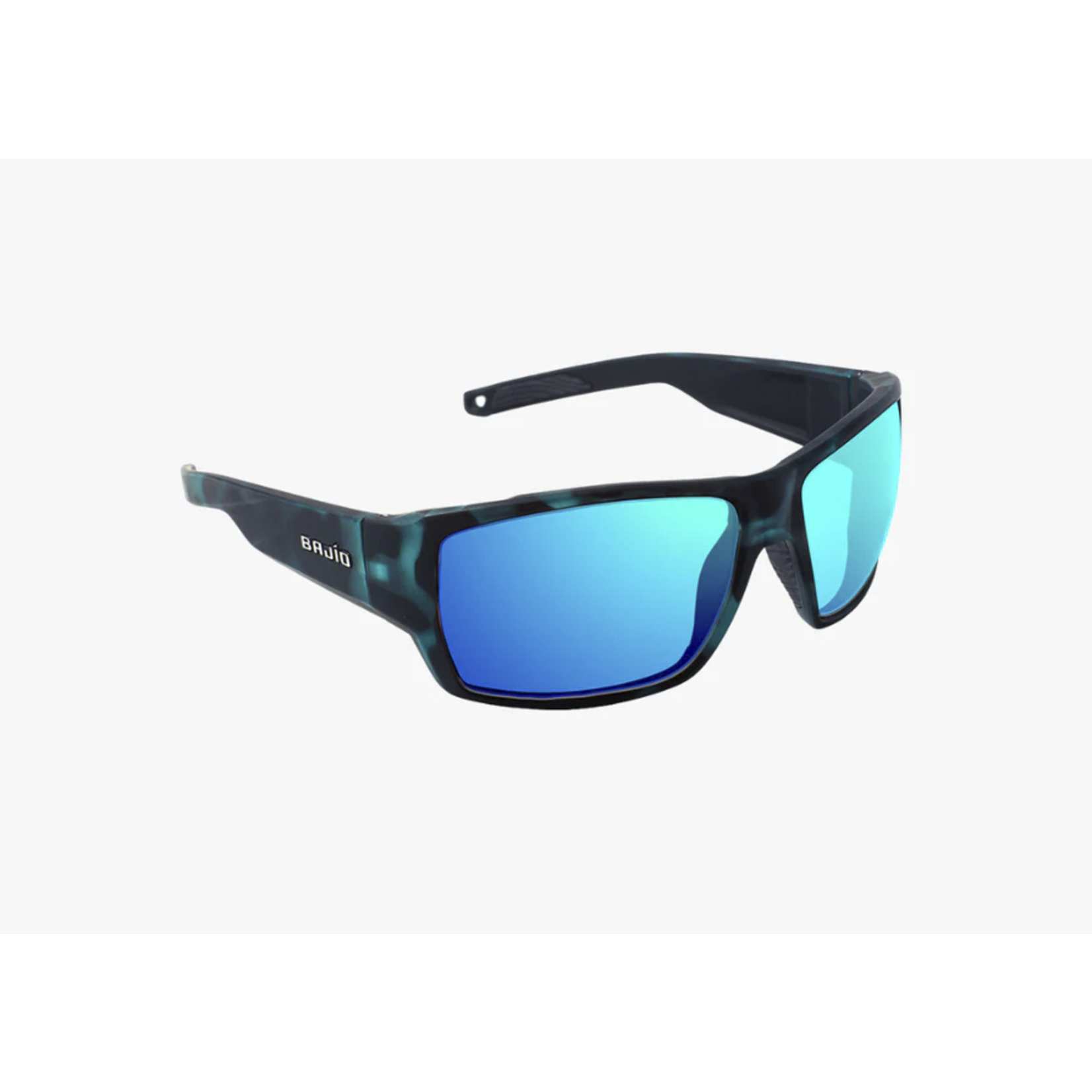 Bajio Bajio Vega Blue Tort Matte/Blue Mirror Glass Sunglasses