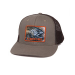 FISHPOND Fishpond Slab Trucker Hat Sandstone Brown