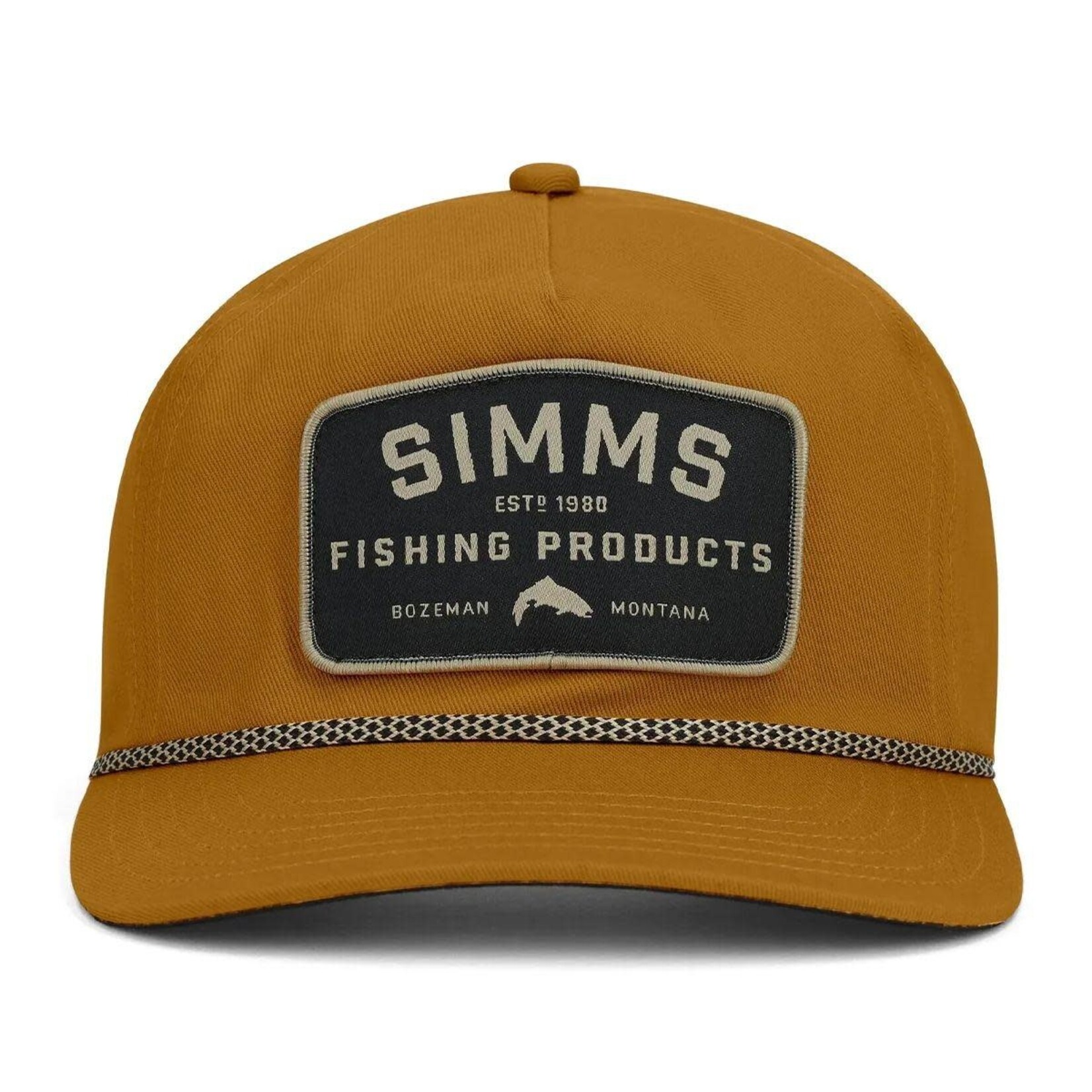 Simms Simms Double Haul Rope Cap Amaretto Mid Crown