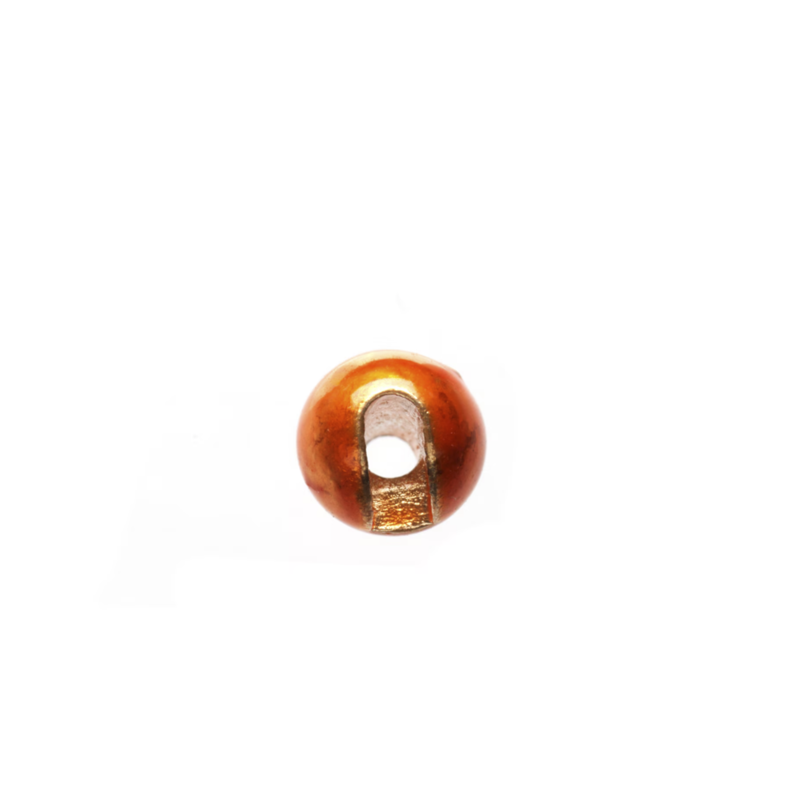 Fulling Mill Metallic Orange Fluorescent Slotted Tungsten Beads