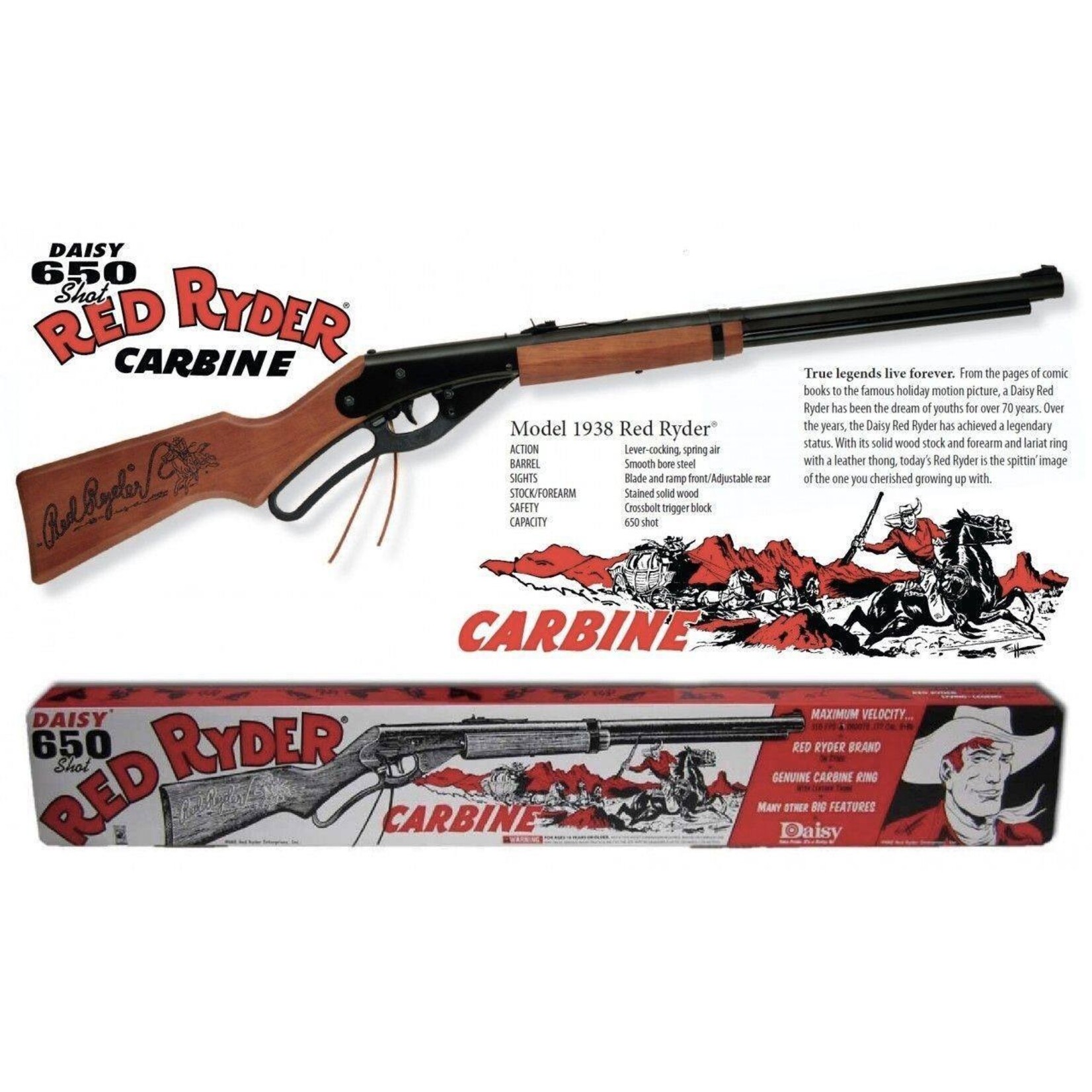 DAISY DAISY RED RYDER 177BB Youth Air Rifle BB Gun