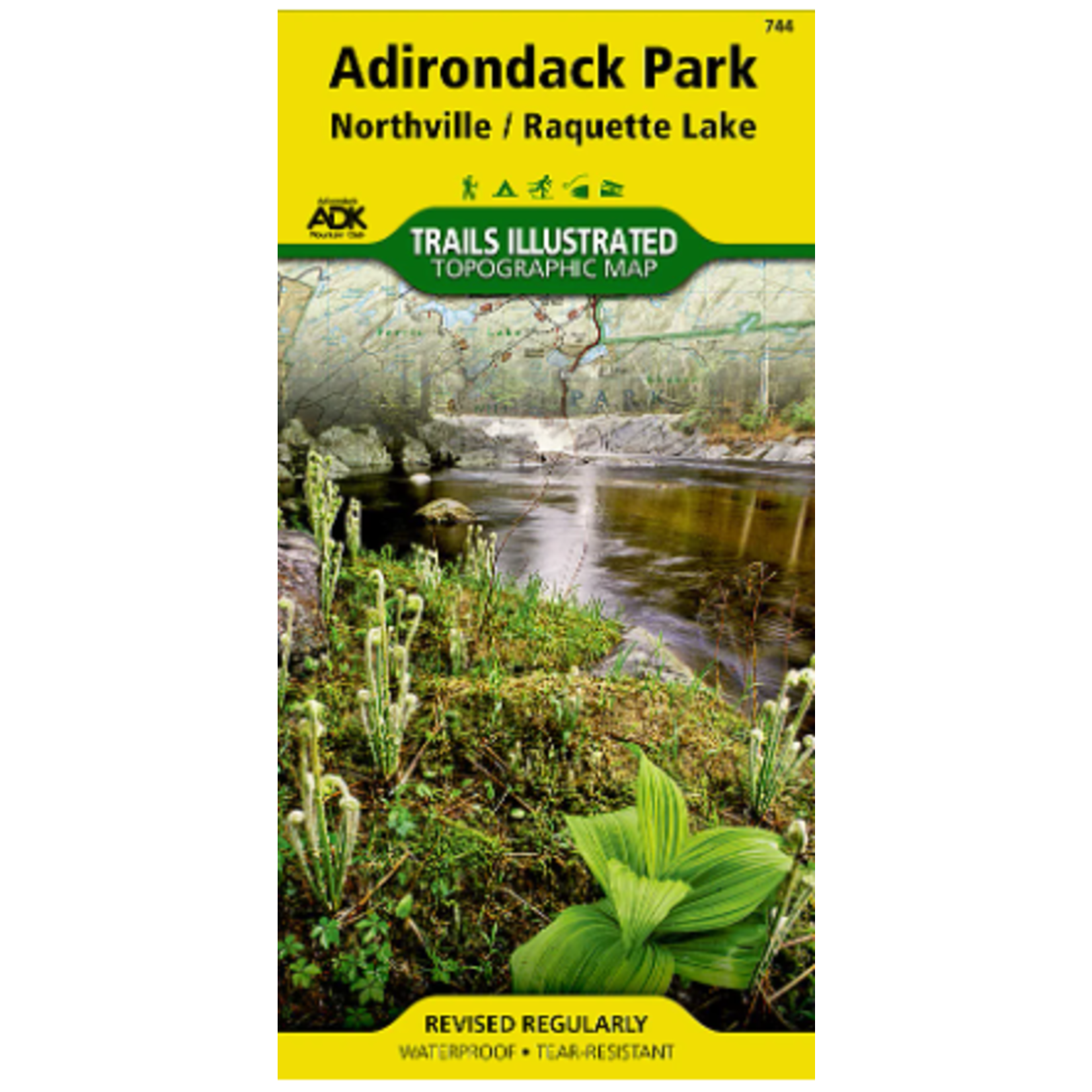 Natipnal Geographic Adirondack Park Northville / Raquette Lake Map
