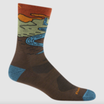 Darn Tough Socks Darn Tough Men's Chasing Waterfalls Micro Crew Lightweight Hiking Sock