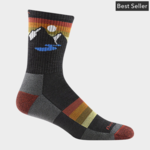 Darn Tough Socks Darn Tough Men's Sunset Ridge Micro Crew Lightweight Hiking Sock