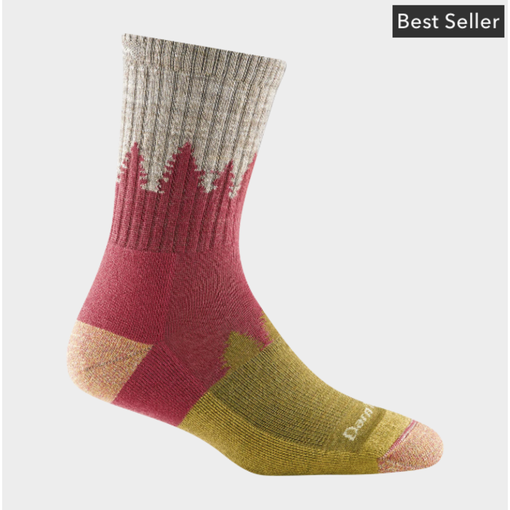 Darn Tough Socks Darn Tough Women's Treeline Micro Crew Midweight Hiking Sock