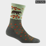 Darn Tough Socks Darn Tough Women's Wild Life Crew Lightweight Lifestyle Sock