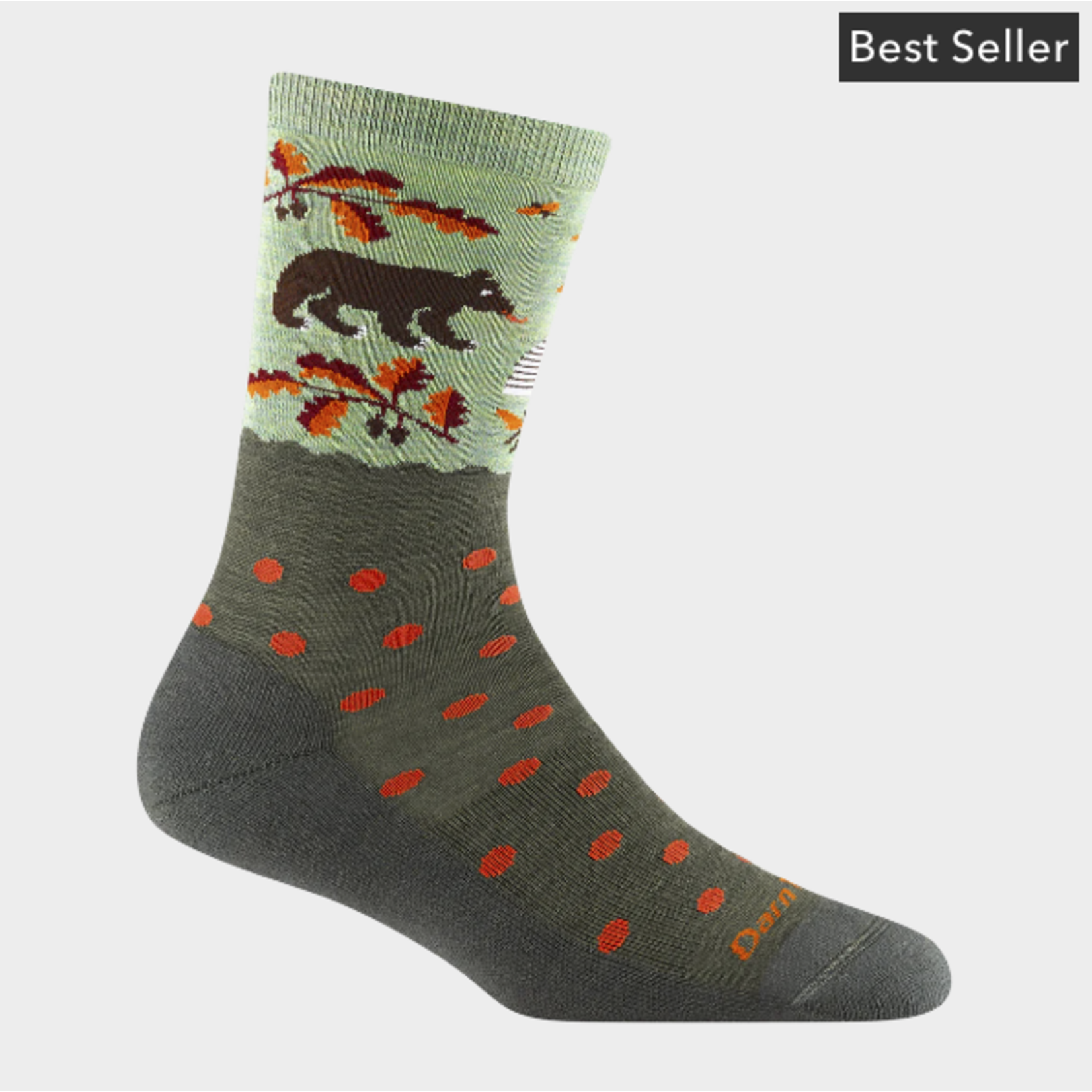Darn Tough Socks Darn Tough Women's Wild Life Crew Lightweight Lifestyle Sock