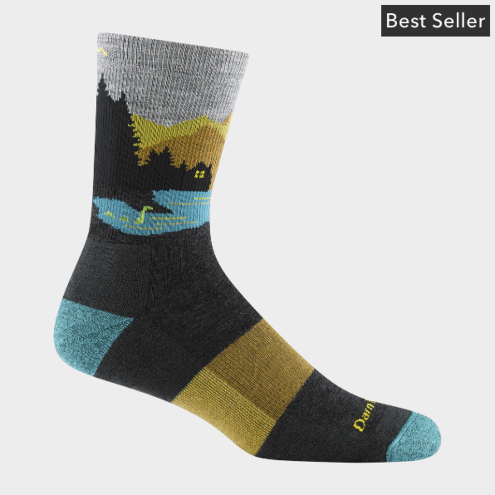 Darn Tough Socks Darn Tough Men's Close Encounters Micro Crew Midweight Hiking Sock