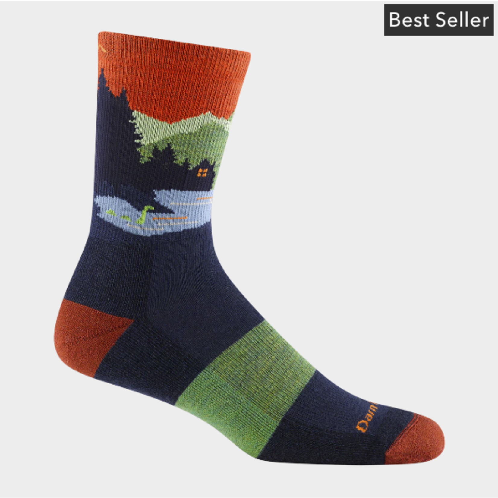 Darn Tough Socks Darn Tough Men's Close Encounters Micro Crew Midweight Hiking Sock
