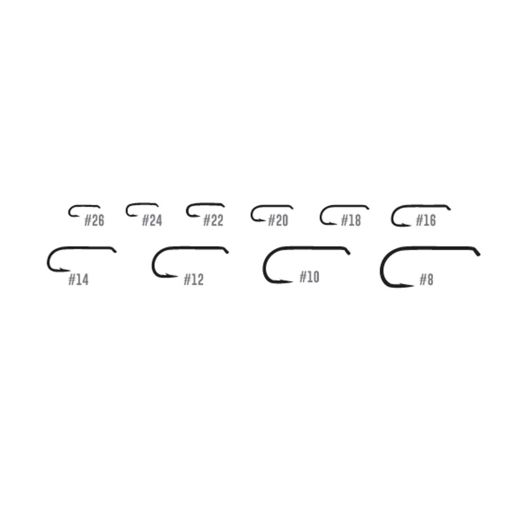 Umpqua Tiemco Dry Fly TMC100 Hooks 25 count