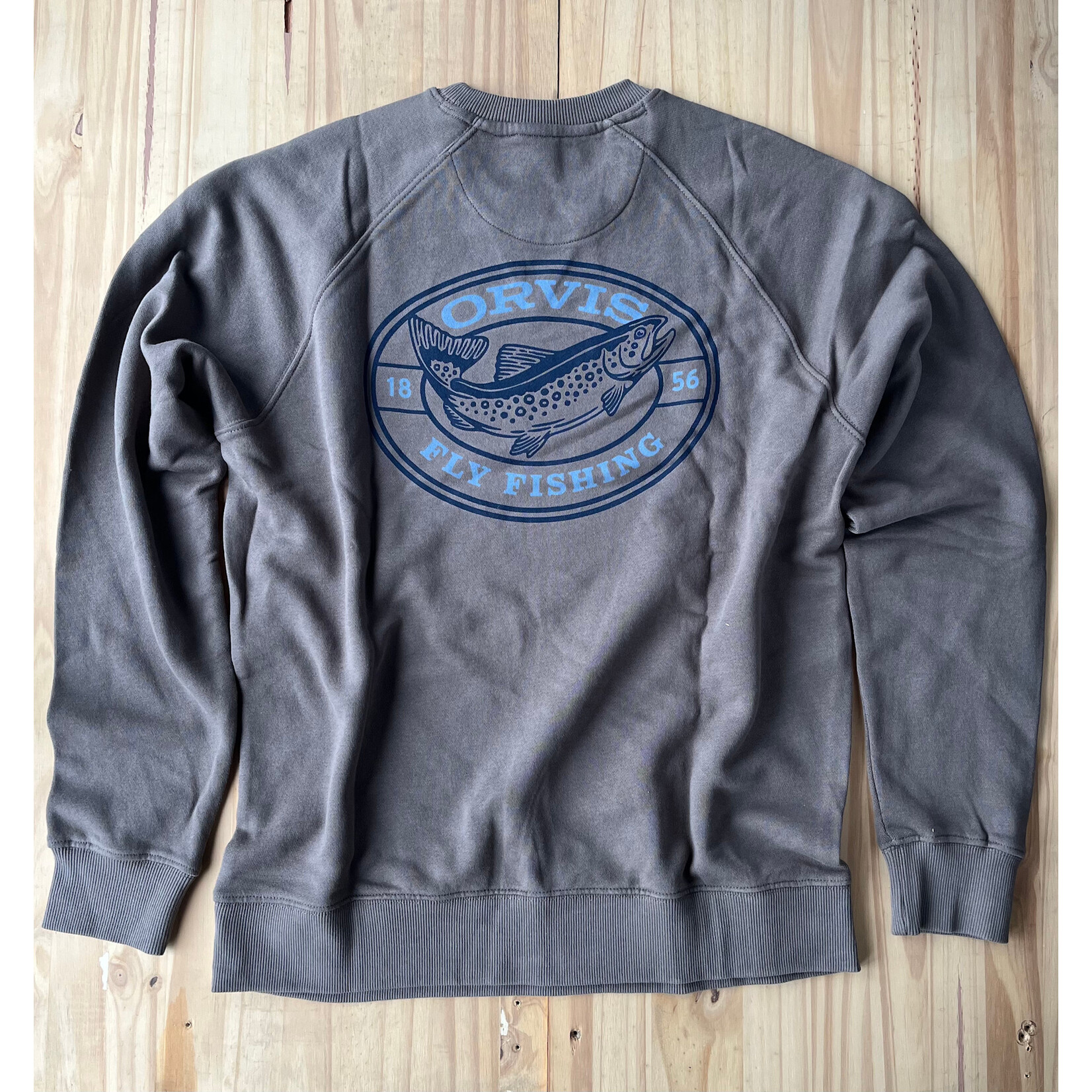 ORVIS Orvis Campfire Graphic Crew Sweatshirt Mushroom Limited Color