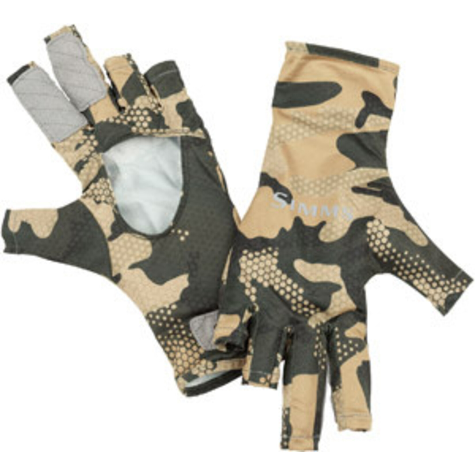 Simms Fishing Simms Bugstopper Sunglove Hex Flo Camo